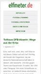 Mobile Screenshot of elfmeter.de