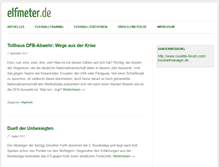 Tablet Screenshot of elfmeter.de